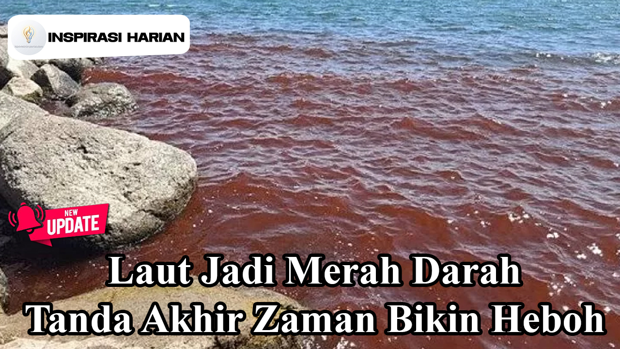 Laut Jadi Merah Darah Tanda Akhir Zaman Bikin Heboh