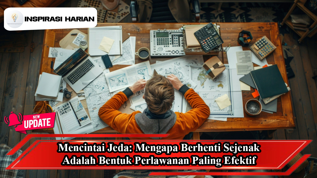 Mencintai Jeda: Mengapa Berhenti Sejenak Adalah Bentuk Perlawanan Paling Efektif