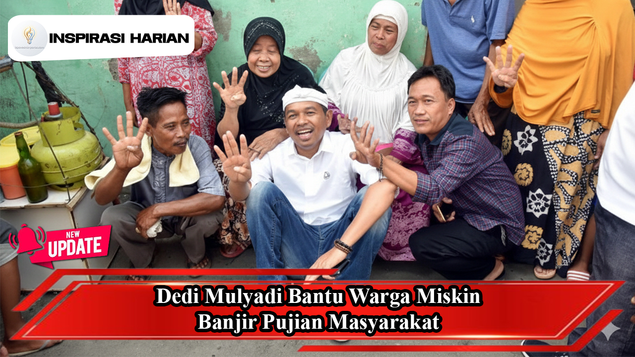 Dedi Mulyadi Bantu Warga Miskin Banjir Pujian Masyarakat