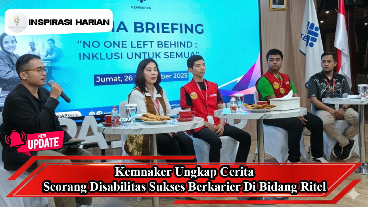 Kemnaker Ungkap Cerita Seorang Disabilitas Sukses Berkarier Di Bidang Ritel, Buktikan Tak Ada Yang Mustahil