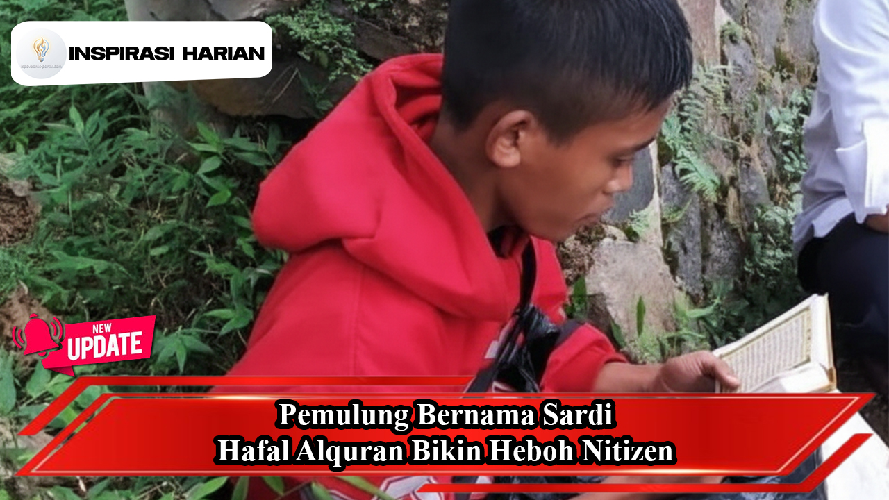 Pemulung Bernama Sardi Hafal Alquran Bikin Heboh Nitizen