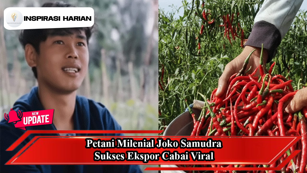 Petani Milenial Joko Samudra Sukses Ekspor Cabai Viral