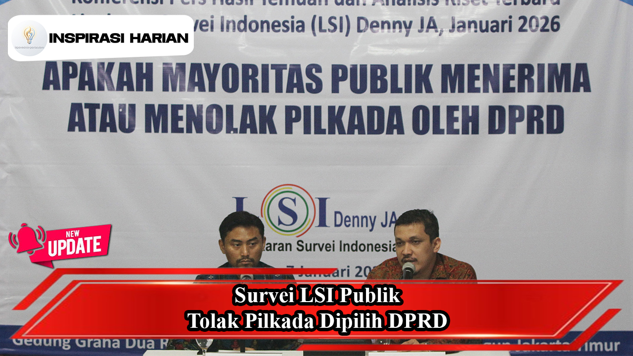 Survei LSI Publik Tolak Pilkada Dipilih DPRD