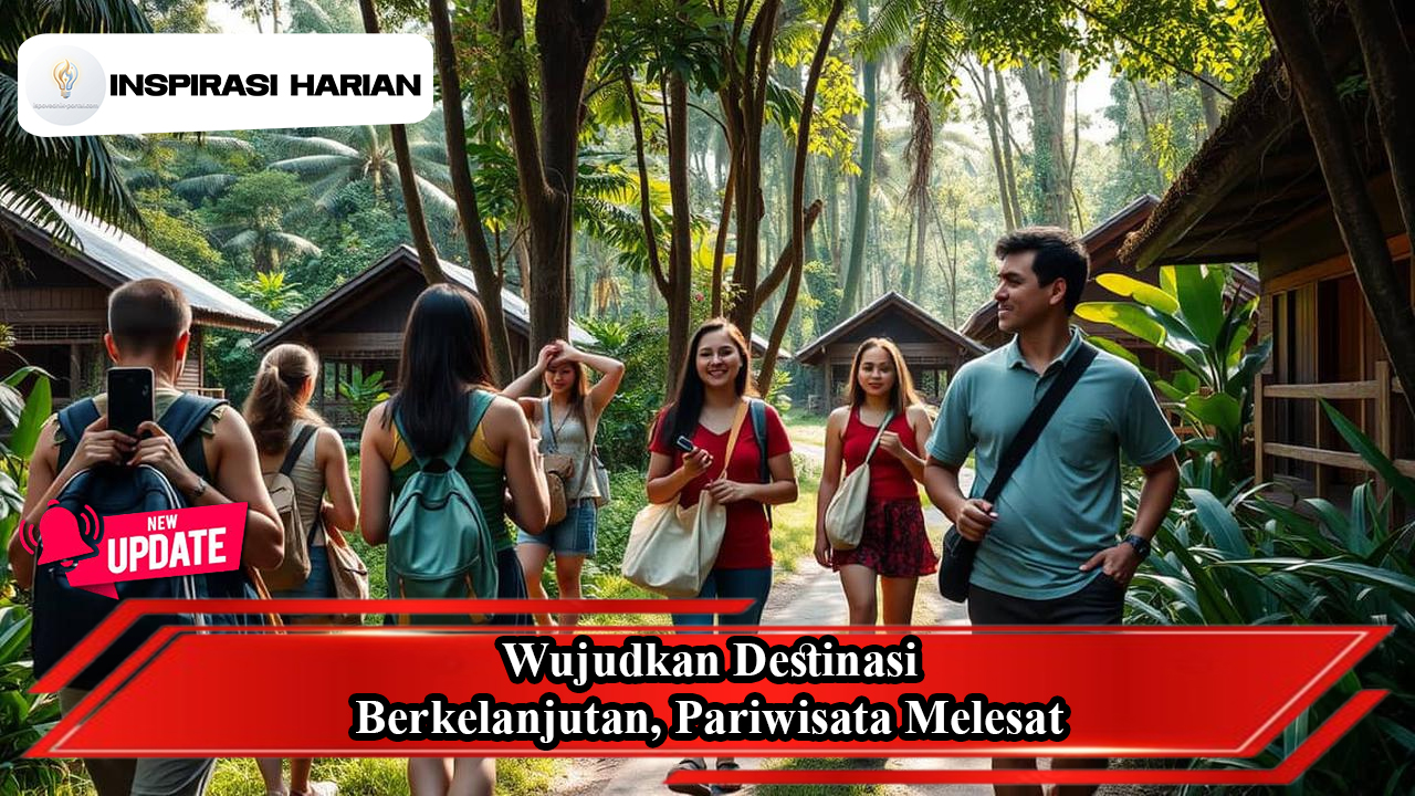 Wujudkan Destinasi Berkelanjutan, Pariwisata Melesat
