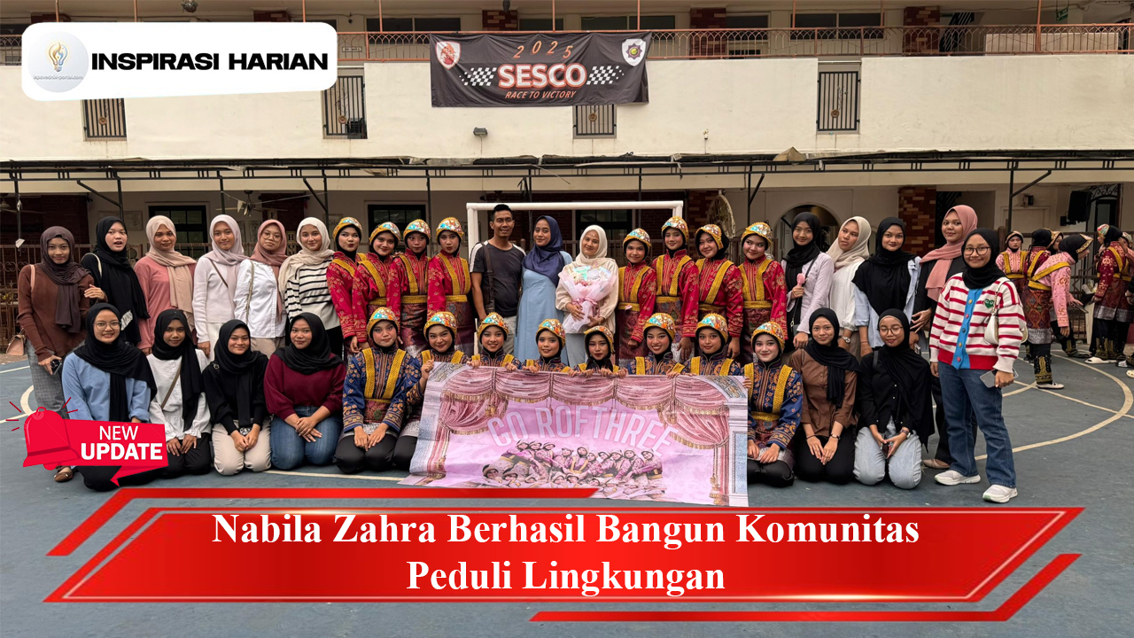 Nabila Zahra Berhasil Bangun Komunitas Peduli Lingkungan