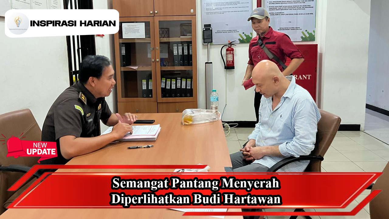 Semangat Pantang Menyerah Diperlihatkan Budi Hartawan