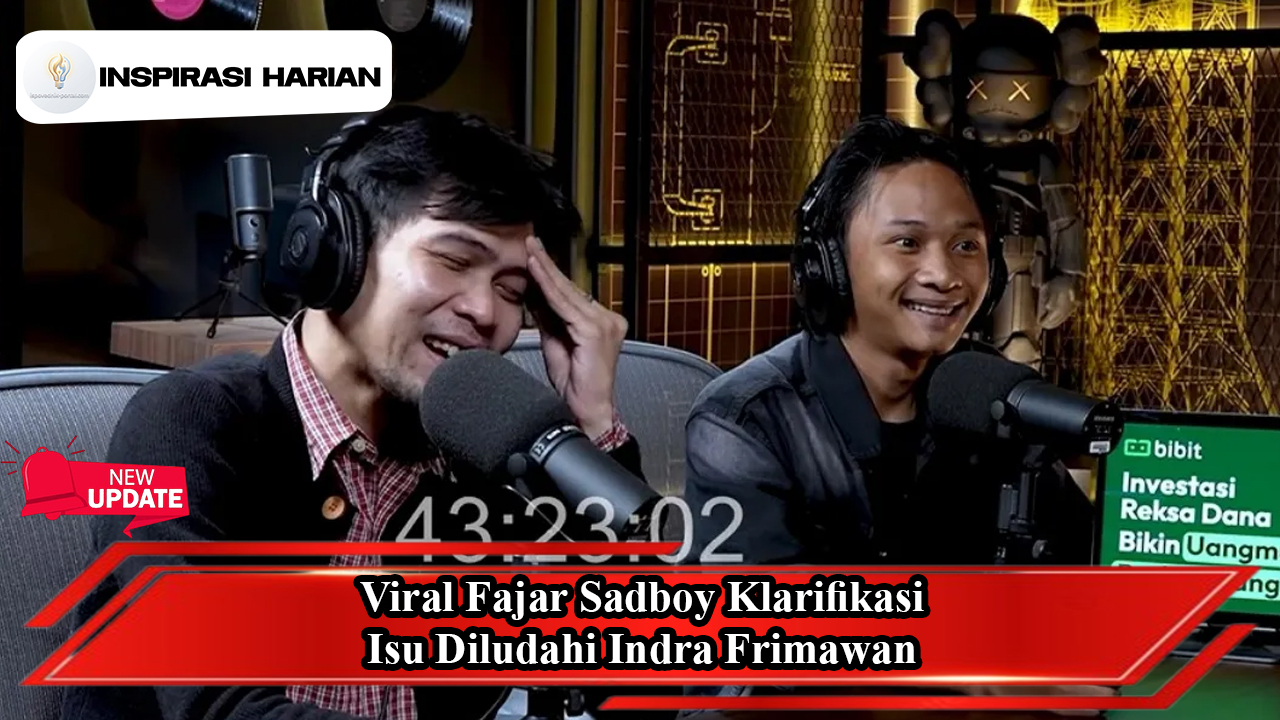 Viral Fajar Sadboy Klarifikasi Isu Diludahi Indra Frimawan