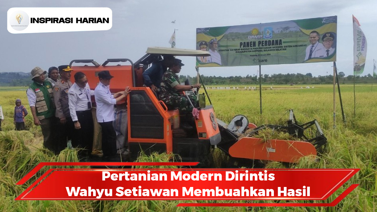 Pertanian Modern Dirintis Wahyu Setiawan Membuahkan Hasil