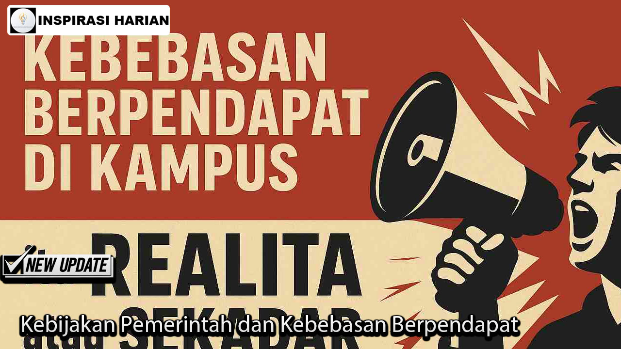 Kebijakan Pemerintah vs Kebebasan Berpendapat