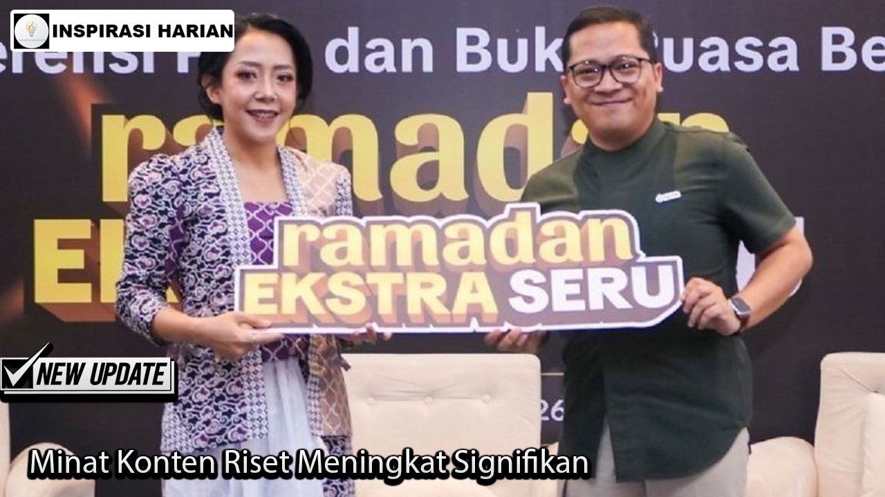 Minat Konten Riset Meningkat Signifikan